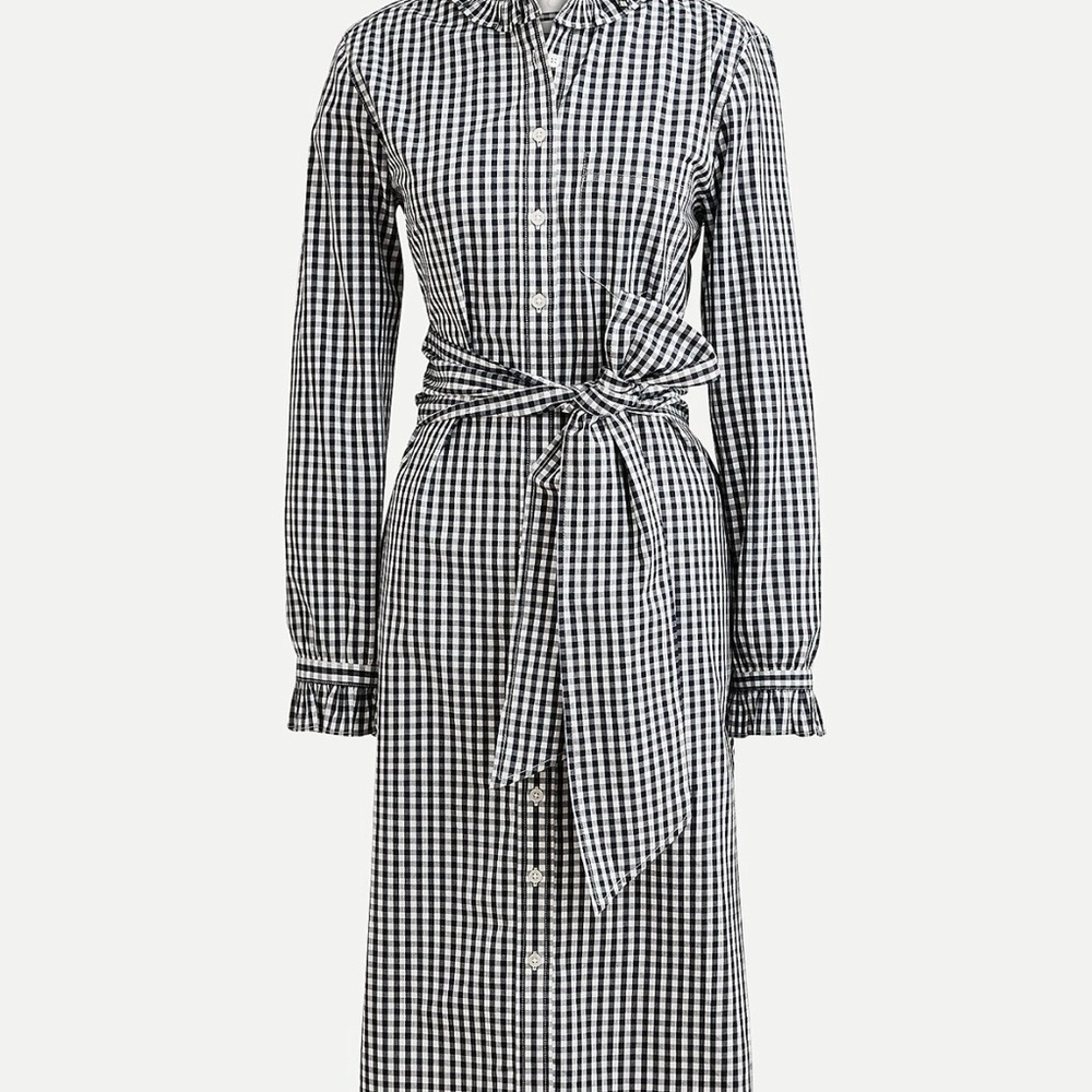 Gingham Shirt Dress